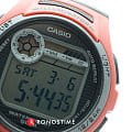 Casio Casio Collection W-213-4A, illuminator япония мужские часы на браслете пластик боковой вид