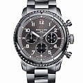 Breitling Breitling Aviator 8 B01 Chronograph 43 AB0119131B1A1  AB0119131B1A1 механические мужские часы антрацитовый циферблат, браслет нержавеющая сталь — вид спереди