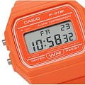 Casio Casio Collection F-91WC-4A2 кварцевые женские часы часы крупный план  циферблата