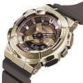 Casio Casio G-Shock GM-S110BP-5ADR (GM-S110BP-5A) электронные мужские часы часы, крупный план  циферблат