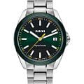 Rado Rado Hyperchrome R32280313  R32280313 кварцевые мужские часы зеленый циферблат, браслет нержавеющая сталь — вид спереди