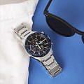 Casio EFS-S540DB-1B мужские часы застежка крупным планом