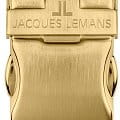 Jacques Lemans Jacques Lemans 1-2005H,  австрия женские часы на браслете нержавеющая сталь с pvd-покрытием боковой вид