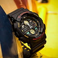 Casio Casio G-Shock GA-140-1A4DR (GA-140-1A4) спортивные наручные часы, вид спереди