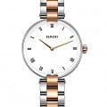 Rado Rado Coupole R22850023  R22850023 кварцевые женские часы  серебристый циферблат, браслет нержавеющая сталь с pvd-покрытием — вид спереди