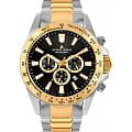 Jacques Lemans Jacques Lemans Sport 1-2140H  1-2140H кварцевые мужские часы  черный циферблат, браслет нержавеющая сталь — вид спереди