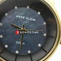 Anne Klein Anne Klein Daily  3722BMGB кварцевые женские часы часы, крупный план фиолетовый циферблат