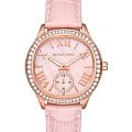 Michael Kors Michael Kors Sage MK4820  MK4820 кварцевые женские часы перламутровый циферблат, браслет кожаный — вид спереди