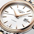 Longines Longines Flagship L4.374.3.90.7 женские часы белый циферблат на запястье