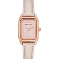 Anne Klein Anne Klein Leather 3968RGBH  3968RGBH кварцевые женские часы  бежевый циферблат, браслет кожаный — вид спереди