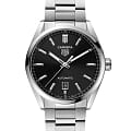 TAG Heuer TAG Heuer Carrera WBN2110.BA0639  WBN2110.BA0639 механические мужские часы черный циферблат, браслет нержавеющая сталь — вид спереди