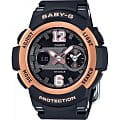 Casio Casio Baby-G BGA-210-1B  BGA-210-1B кварцевые женские часы  черный циферблат, браслет силикон — вид спереди