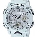 Casio Casio G-Shock GA-2000S-7ADR (GA-2000S-7A) GA-2000 GA-2000S-7A электронные мужские часы белый циферблат, браслет пластик — вид спереди