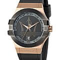 Maserati Maserati POTENZA R8851108002  R8851108002 кварцевые мужские часы  черный циферблат, браслет каучук — вид спереди