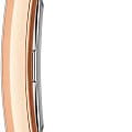 Часы Daniel Wellington Bound Black Crocodile Rose Gold DW00100698 фото 3