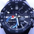 Casio Casio Edifice ECB-10PB-1ADF (ECB-10PB-1AEF), edifice япония мужские часы на браслете полимер боковой вид