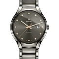 Rado Rado True Automatic Diamonds R27057732 Automatic R27057732 механические мужские часы серый циферблат, браслет плазменная керамика — вид спереди