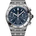 Breitling Breitling Chronomat B01 42 Frecce Tricolori Limited Edition AB01344A1C1A1  AB01344A1C1A1 механические мужские часы синий циферблат, браслет нержавеющая сталь — вид спереди