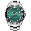 Rado Rado Hyperchrome R32156313  R32156313 кварцевые мужские часы зеленый циферблат, браслет нержавеющая сталь — вид спереди