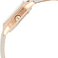 Anne Klein Anne Klein Leather 3968RGBH кварцевые женские часы часы, крупный план бежевый циферблат