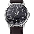 Orient Orient Bambino RA-WK0004L  RA-WK0004L кварцевые мужские часы черный циферблат, браслет кожаный — вид спереди