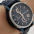 Fossil Fossil Carlie  ES4113 женские часы синий циферблат на запястье