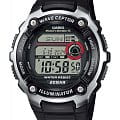 Casio Casio Radio Controlled WV-200R-1A  WV-200R-1AEF электронные мужские часы черный циферблат, браслет полимер — вид спереди