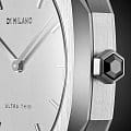 D1 Milano D1 Milano Ultra Thin UTLL01  - задняя крышка сталь металл корпуса, италия часы