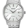 Seiko Seiko Conceptual Series Dress SRPH85K1  SRPH85K1 механические мужские часы  белый циферблат, браслет нержавеющая сталь — вид спереди