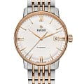 Rado Rado Coupole Classic Automatic R22860067  R22860067 механические мужские часы белый циферблат, браслет сталь c pvd покрытием — вид спереди