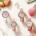 Casio Casio Sheen SHE-4029L-4A кварцевые женские часы часы крупный план розовый циферблата