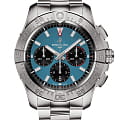 Breitling Breitling Avenger B01 Chronograph 44 AB0147101C1A1  AB0147101C1A1 механические мужские часы голубой циферблат, браслет нержавеющая сталь — вид спереди