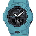Casio Casio G-Shock GBA-800-2A2 G-SQUAD GBA-800-2A2 электронные мужские часы черный циферблат, браслет пластик — вид спереди