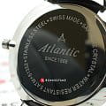Atlantic Atlantic 61352.41.21 кварцевые мужские часы часы, крупный план серебристый циферблат