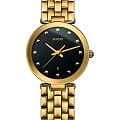Rado Rado Florence R48872163  R48872163 кварцевые женские часы  черный циферблат, браслет нержавеющая сталь с pvd-покрытием — вид спереди
