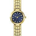 Guess Guess Clara GW0930L4  GW0930L4 кварцевые женские часы  синий циферблат, браслет нержавеющая сталь с pvd-покрытием — вид спереди