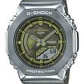Casio Casio G-Shock GM-S2100-3AER GM GM-S2100-3AER электронные женские часы зеленый циферблат, браслет пластик — вид спереди