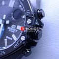Casio Casio Edifice ECB-10PB-1ADF (ECB-10PB-1AEF) кварцевые мужские часы часы крупный план черный циферблата