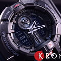 Casio GA-400-1B мужские часы застежка крупным планом