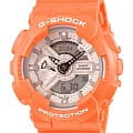 Casio Casio G-Shock GA-110SG-4A GA-110 GA-110SG-4A электронные мужские часы  белый циферблат, браслет пластик — вид спереди