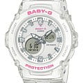 Casio Casio Baby-G BGA-270S-7A  BGA-270S-7A кварцевые женские часы  белый циферблат, браслет пластик — вид спереди