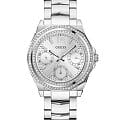 Guess Guess Sport GW0685L1  GW0685L1 кварцевые женские часы серебристый циферблат, браслет нержавеющая сталь 316l — вид спереди