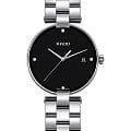 Rado Rado Coupole R22852703  R22852703 кварцевые женские часы черный циферблат, браслет нержавеющая сталь — вид спереди