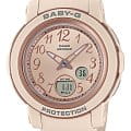 Casio Casio Baby-G BGA-290SA-4ADR (BGA-290SW-4A)  BGA-290SA-4ADR кварцевые женские часы  бежевый циферблат, браслет пластик — вид спереди