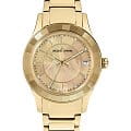 Jacques Lemans Jacques Lemans Venice 1-2194G  1-2194G кварцевые женские часы золотой циферблат, браслет нержавеющая сталь с pvd-покрытием — вид спереди
