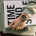 Casio GST-B500GD-9A мужские часы застежка крупным планом