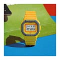 Casio Casio G-Shock DW-5610Y-9DR (DW-5610Y-9) электронные мужские часы часы, крупный план желтый циферблат