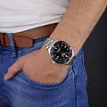 Swiss Military by Chrono Swiss Military by Chrono Сверхточные SM34088.01 кварцевые мужские часы часы, крупный план черный циферблат