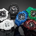 Casio Casio G-Shock GAX-100MA-2A, g-shock япония мужские часы на браслете пластик боковой вид
