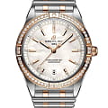 Breitling Breitling Chronomat Automatic 36 U10380591A2U1  U10380591A2U1 механические женские часы перламутровый циферблат, браслет сталь + золото — вид спереди